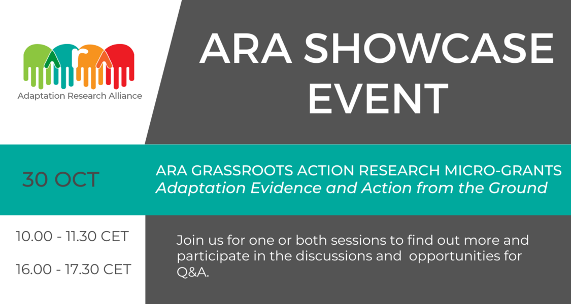 ARA Micro-Grants Showcase Event