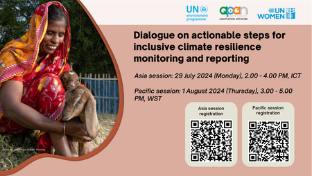 Webinar: Dialogue on actionable steps for inclusive climate resilience monitoring and reporting
