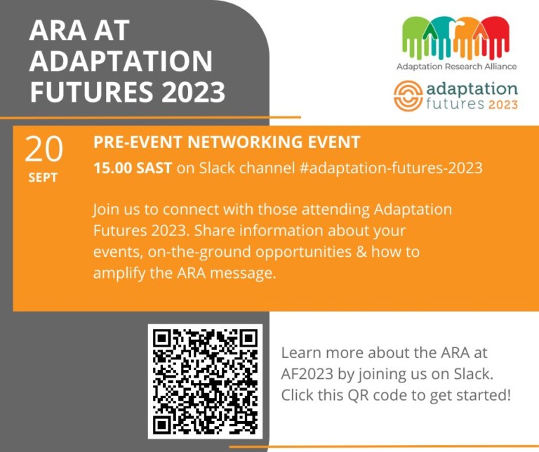 Connect with ARA Members attending Adaptation Futures!