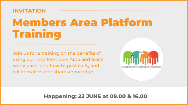 Don’t miss the ARA Members Area Platform Workshop